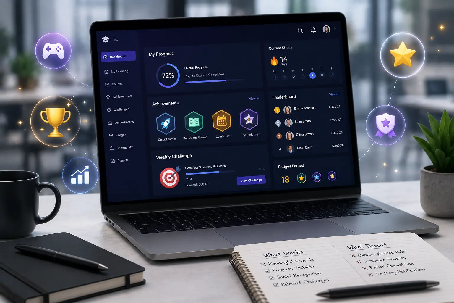 LMS Gamification in Enterprise Programs: What Actually Works (and What Doesn't) 