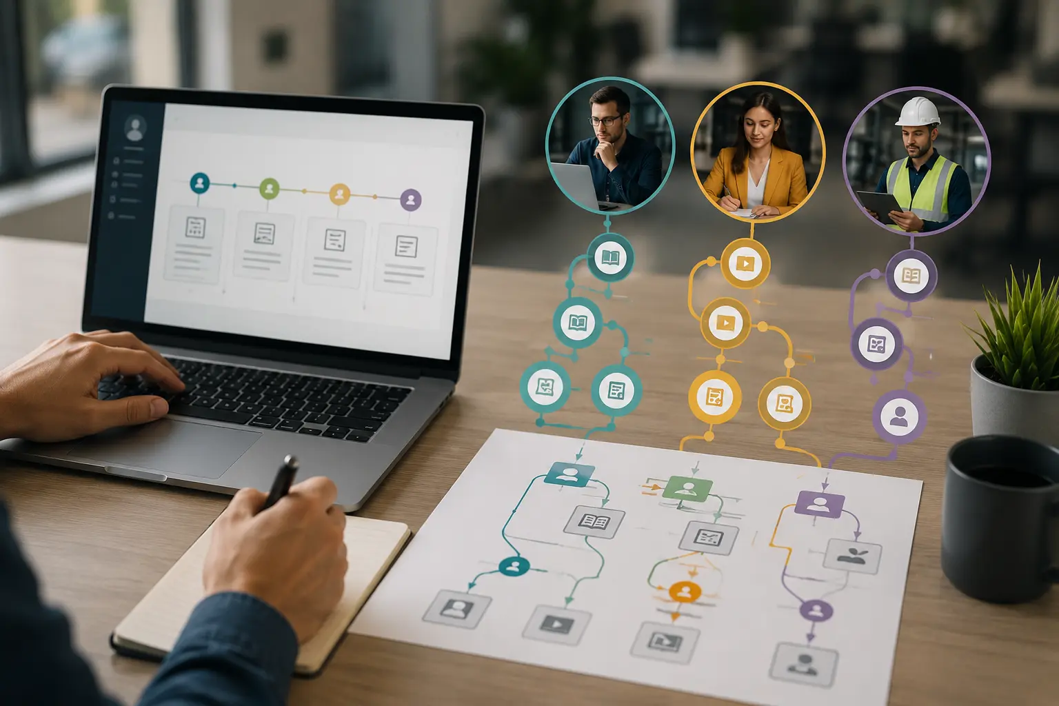 How to Design Learning Paths in an LMS: A Role-Based Method (with 3 Worked Examples)